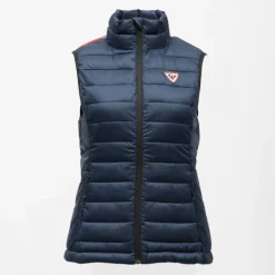 Sale Doudoune sans manches col cheminé logo à relief bi color Femme Femme Veste, Doudoune, Manteau