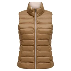 Sale Doudoune sans manches col montant zippée Femme Femme Veste, Doudoune, Manteau