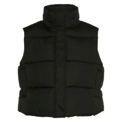 Outlet Doudoune sans manches courte col cheminée Femme Femme Veste, Doudoune, Manteau