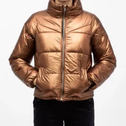 Online Doudoune sheila brown col montant bronze Femme Femme Veste, Doudoune, Manteau