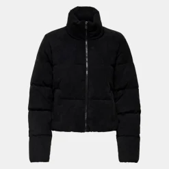 Best Doudoune velours col montant cammie zippée Femme Femme Veste, Doudoune, Manteau