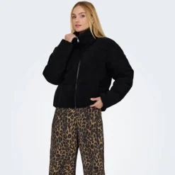 Best Doudoune velours col montant cammie zippée Femme Femme Veste, Doudoune, Manteau