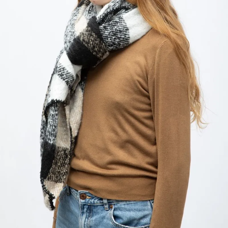 Online Echarpe à carreaux lima Femme Femme Écharpe, Foulard