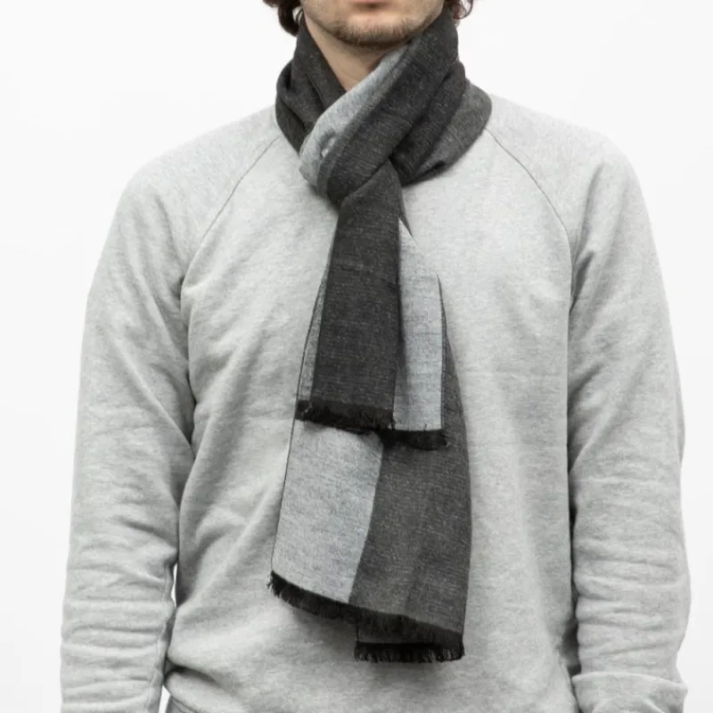 Discount Echarpe à rayures 30x180cm Homme Homme Écharpe, Foulard, Chèche