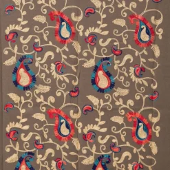Echarpe brodée avec motif cachemire 70x185cm Femme Femme Écharpe, Foulard