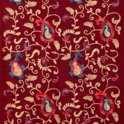 Hot Echarpe brodée avec motif cachemire 70x185cm Femme Femme Écharpe, Foulard