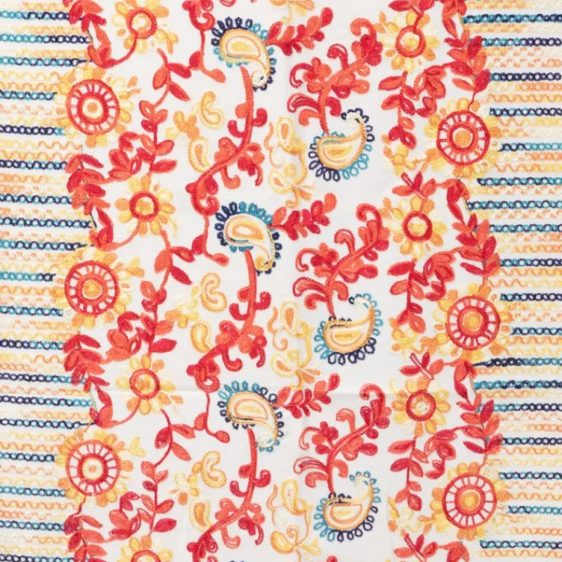 Discount Echarpe broderie colorée70x185cm Femme Femme Écharpe, Foulard