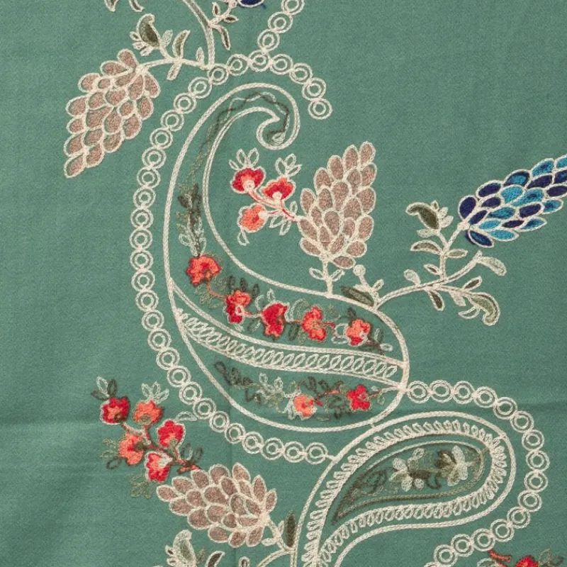 Sale Echarpe douce avec broderie 70x185cm Femme Femme Écharpe, Foulard