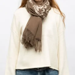 Sale Echarpe douce couleur unie imprimé 70x185cm Femme Femme Écharpe, Foulard