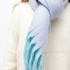 Hot Echarpe douce épaisse tissu chiné 50x180cm bi color Mixte Femme Écharpe, Foulard, Chèche|Écharpe, Foulard