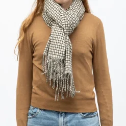 Hot Echarpe gris 70 x 180cm man ff 224059 Femme Femme Écharpe, Foulard