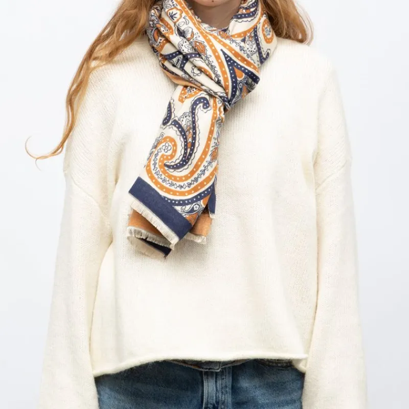 Hot Echarpe imprimé cachemire 90x180cm Femme Femme Écharpe, Foulard