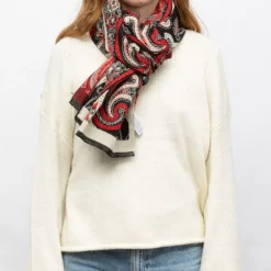 Echarpe imprimé cachemire 90x180cm Femme Femme Écharpe, Foulard