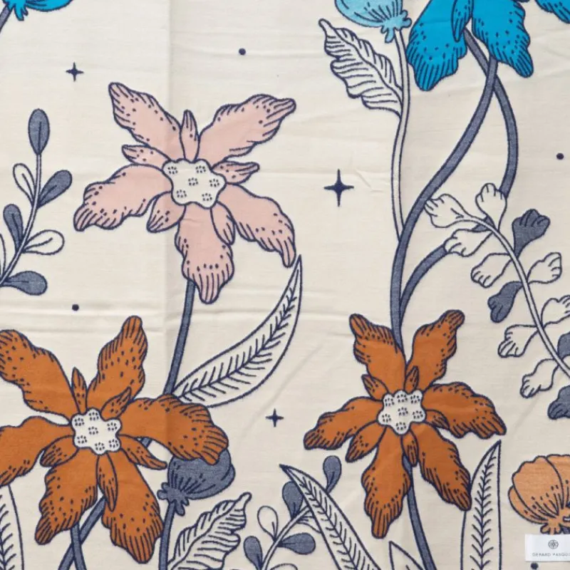 Hot Echarpe imprimé fleurs jaquard 90x180cm Femme Femme Écharpe, Foulard