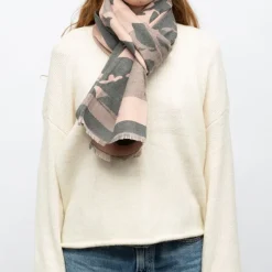 New Echarpe imprimee jaquard 90x180cm Femme Femme Écharpe, Foulard