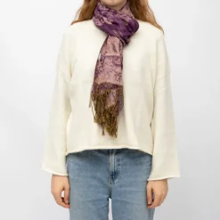 Echarpe imprimee menina 70x180 Femme Femme Écharpe, Foulard