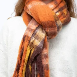 Best Echarpe motif carreaux 50x170cm Mixte Femme Écharpe, Foulard, Chèche|Écharpe, Foulard