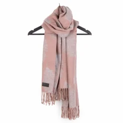 Sale Echarpe motif plume 70x180 cm evorine Femme Femme Écharpe, Foulard