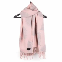 Outlet Echarpe motif plume 70x180 cm evorine Femme Femme Écharpe, Foulard