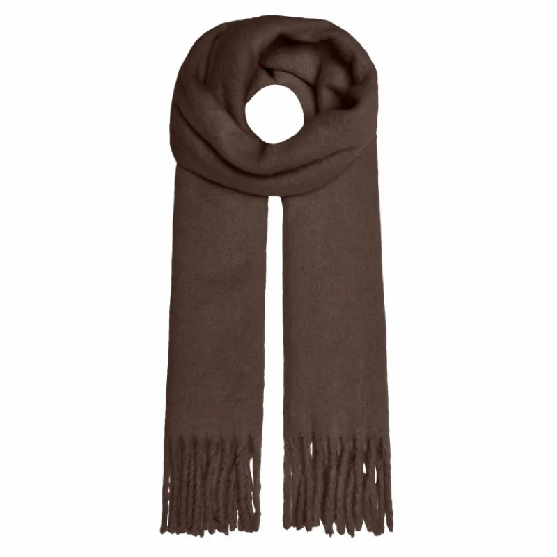 Clearance Echarpe oversize unie maxi franges Femme Femme Écharpe, Foulard