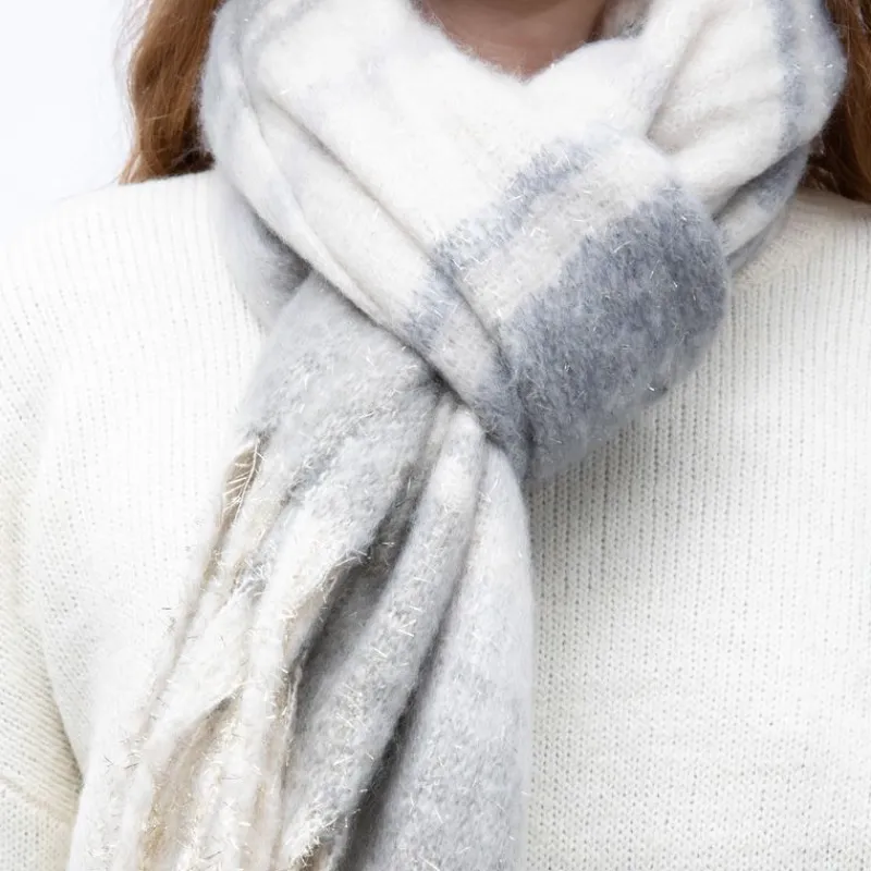 Sale Echarpe épaisse 50x200cm à rayures Mixte Femme Écharpe, Foulard|Écharpe, Foulard, Chèche