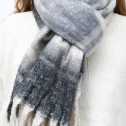 Discount Echarpe épaisse 50x200cm à rayures Mixte Femme Écharpe, Foulard|Écharpe, Foulard, Chèche