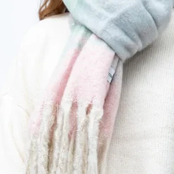 Clearance Echarpe épaisse 50x200cm à rayures Mixte Femme Écharpe, Foulard|Écharpe, Foulard, Chèche