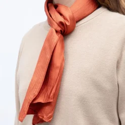 Outlet Echarpe soie avec plis satinée 0,20mx1,48m Mixte Femme Écharpe, Foulard, Chèche|Écharpe, Foulard