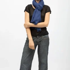 Sale Echarpe texturé morgane motif losanges Femme Femme Écharpe, Foulard