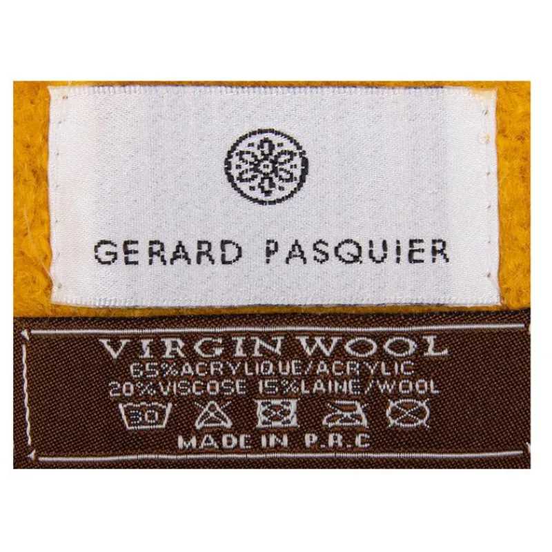 Online Echarpe unie à franges laine 50x200 cm Femme Femme Écharpe, Foulard