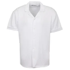 Outlet Ensemble chemisette short gaufré cordon dove Homme Homme Chemise|Short, Bermuda