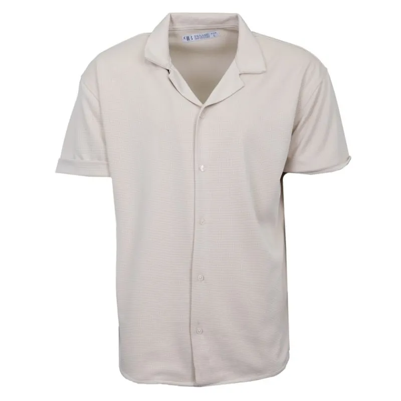 Best Ensemble chemisette short gaufré cordon dove Homme Homme Short, Bermuda|Chemise