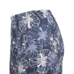 Online Ensemble pyjama avec liseré coloré bas fleuri Loma femme Femme Femme Lingerie De Nuit