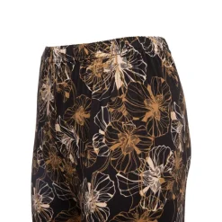 Clearance Ensemble pyjama avec liseré coloré bas fleuri Loma femme Femme Femme Lingerie De Nuit