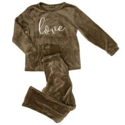 Online Ensemble pyjama ultra doux Swann Femme Femme Lingerie De Nuit