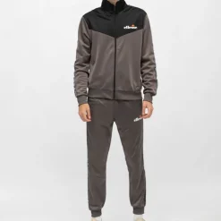 Sale Ensemble veste de sport foncé avec bandes noires Homme Homme Vetements De Sports Homme|Pantalon