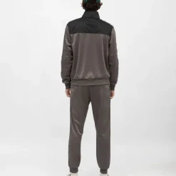 Sale Ensemble veste de sport foncé avec bandes noires Homme Homme Vetements De Sports Homme|Pantalon