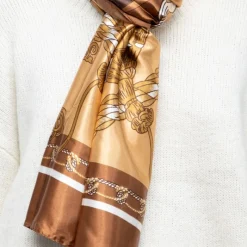 Sale Foulard soie 90x180cm Femme Femme Écharpe, Foulard