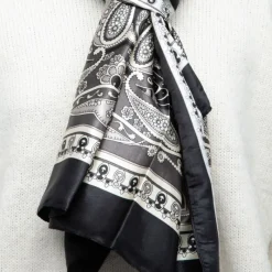 New Foulard soie 90x180cm Femme Femme Écharpe, Foulard