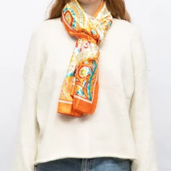 Hot Foulard soie 90x180cm Femme Femme Écharpe, Foulard