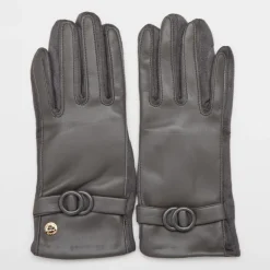 Discount Gants bi matière avec fausse fourrure Femme Femme Gants