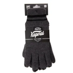 Best Gants en maille noir à rayures aux poignets Homme Homme Gants