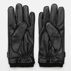 Discount Gants similicuir avec clip Homme Homme Gants