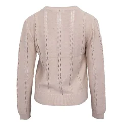 Clearance Gilet ajourée col rond milada Femme Femme Pull, Gilet, Sweat