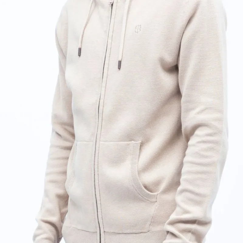 Hot Gilet capuche milano zippé coton Homme Homme Pull, Gilet, Sweat