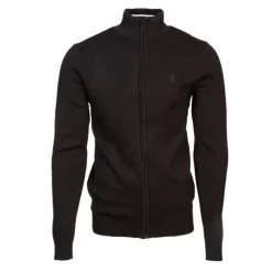 Clearance Gilet coton col cheminé avec zip Homme Homme Pull, Gilet, Sweat