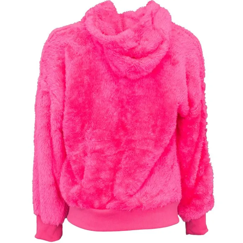 Discount Gilet fausse fourrure zippé à capuche Fille Enfant Doudoune, Coupe-Vent