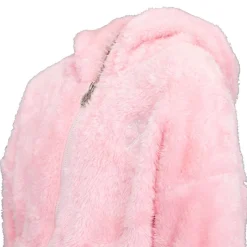 Best Gilet fausse fourrure zippé à capuche Fille Enfant Doudoune, Coupe-Vent