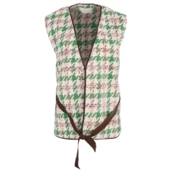 Online Gilet gifur pied de poule Femme Femme Pull, Gilet, Sweat