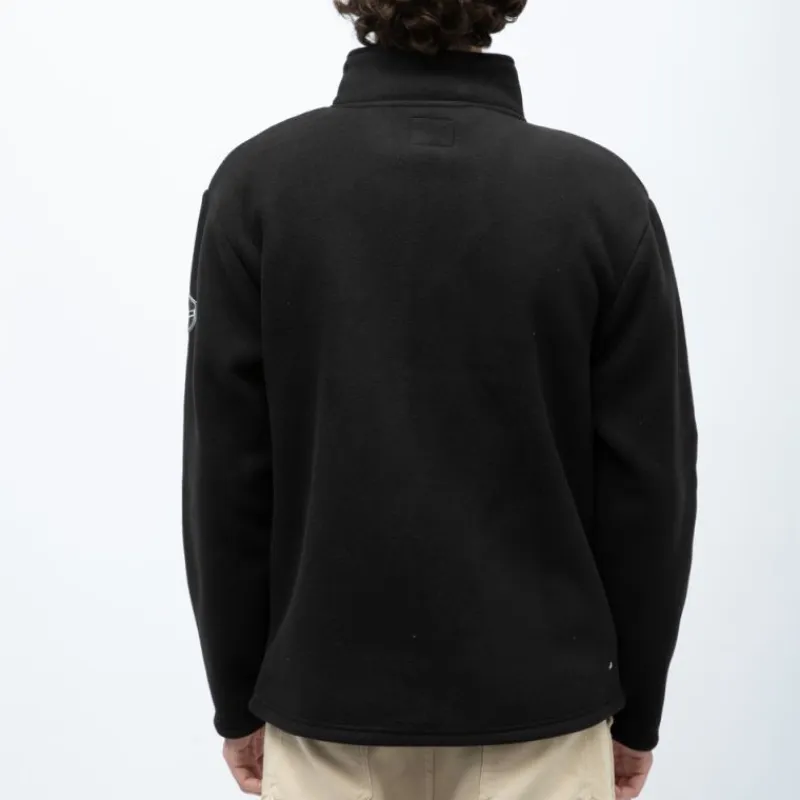 Hot Gilet polaire franco col montant avec zip Homme Homme Pull, Gilet, Sweat